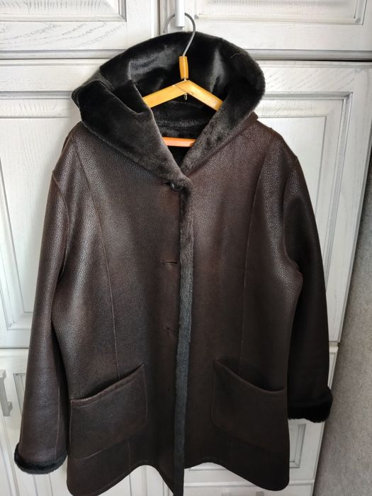 Верхній одяг дублянка  з капюшоном М англ