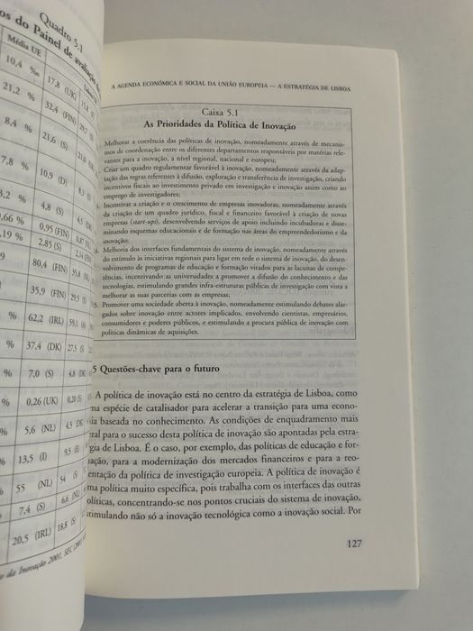 A agenda económica e social da União Europeia