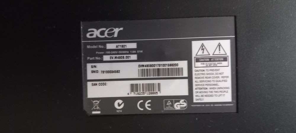 Monitor 15 polegadas