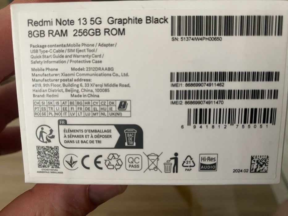 Redmi Note 13 256gb