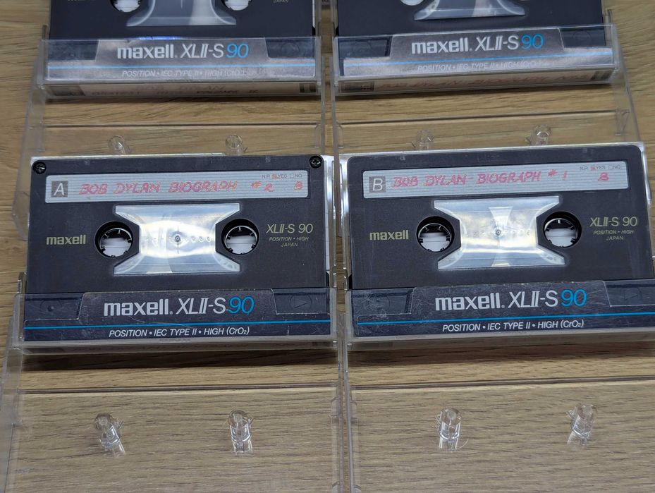 Аудио касети MAXELL XLII-S 90, TDK SA 90 лот 5шт Bob Dylan  колекція