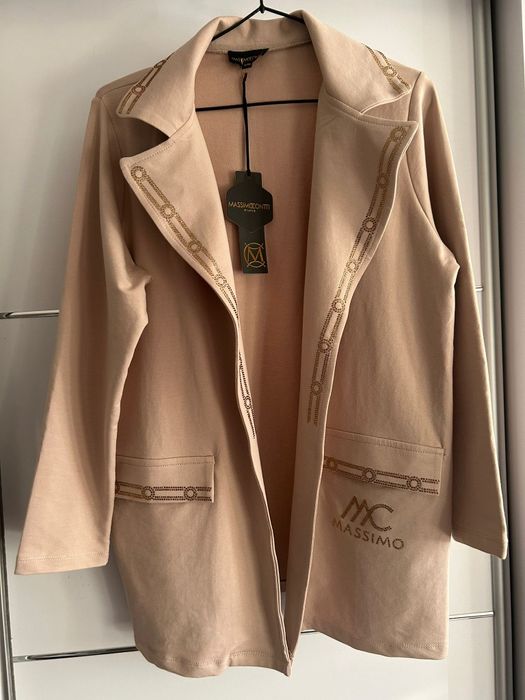 Beżowy komplet Massimo Contti rozmiar S/M