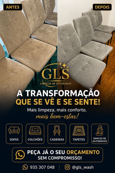 Limpeza e higienizaçao de estofados