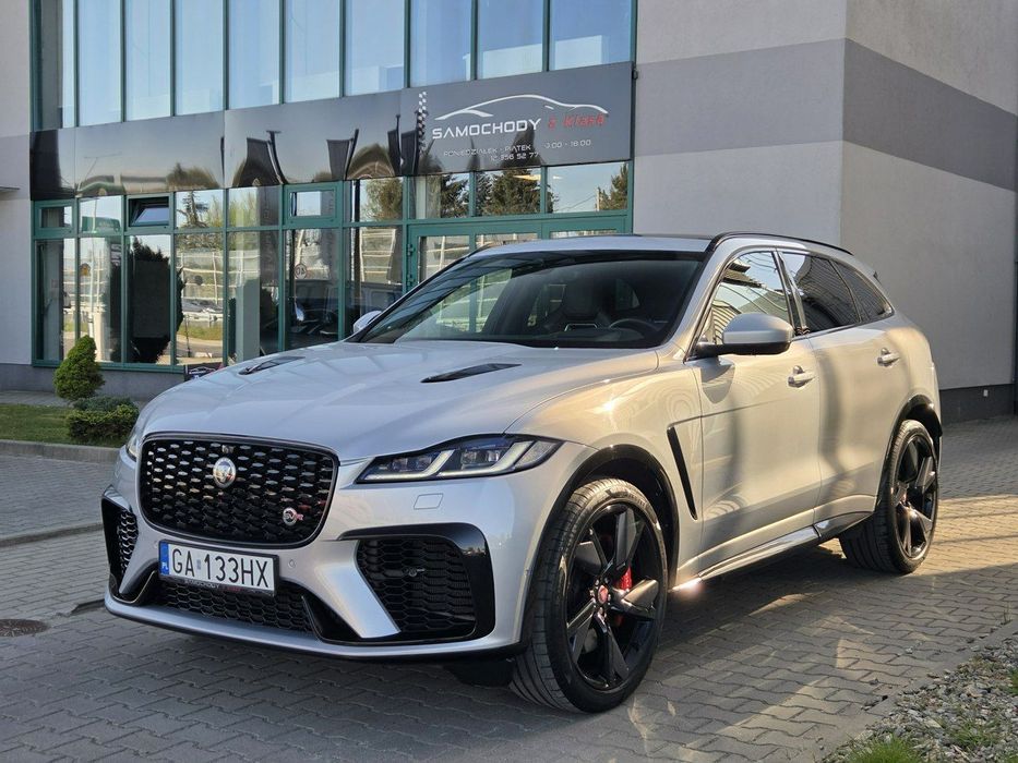 Jaguar F-Pace Svr 5.0 V8 Supercharged 550 Km. Gwarancja Salon Pl.