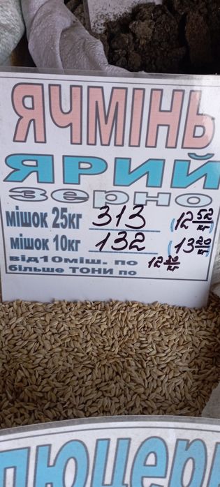 Пропонуємо зерно.