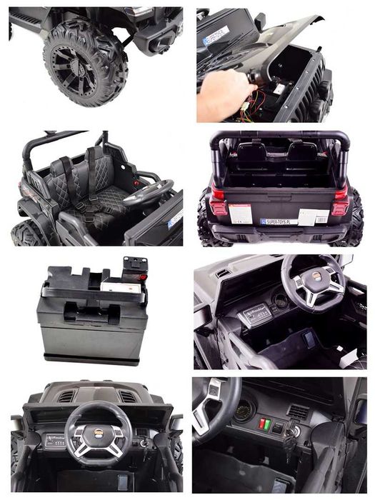 Auto samochód na akumulator MASTER OF TERAIN autko na pilota 4x4  jeep