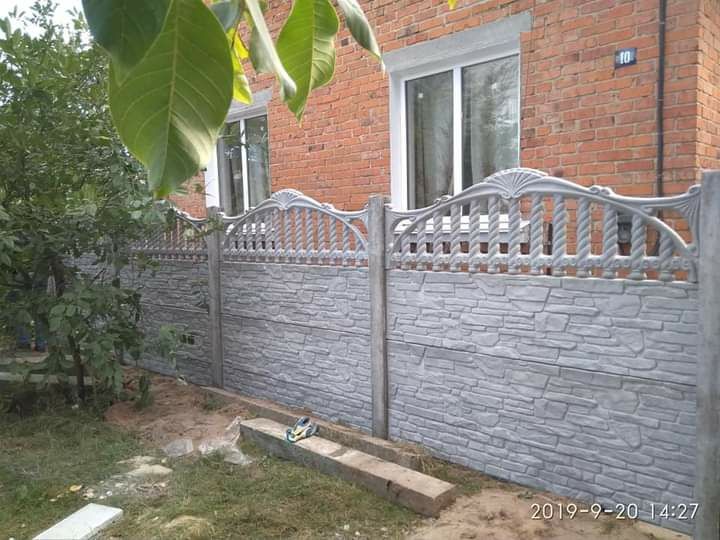 ЄВРОПАРКАНИ ВІД ВИРОБНИКА (бетонні,профнастил,сітка рабиця, дерево)