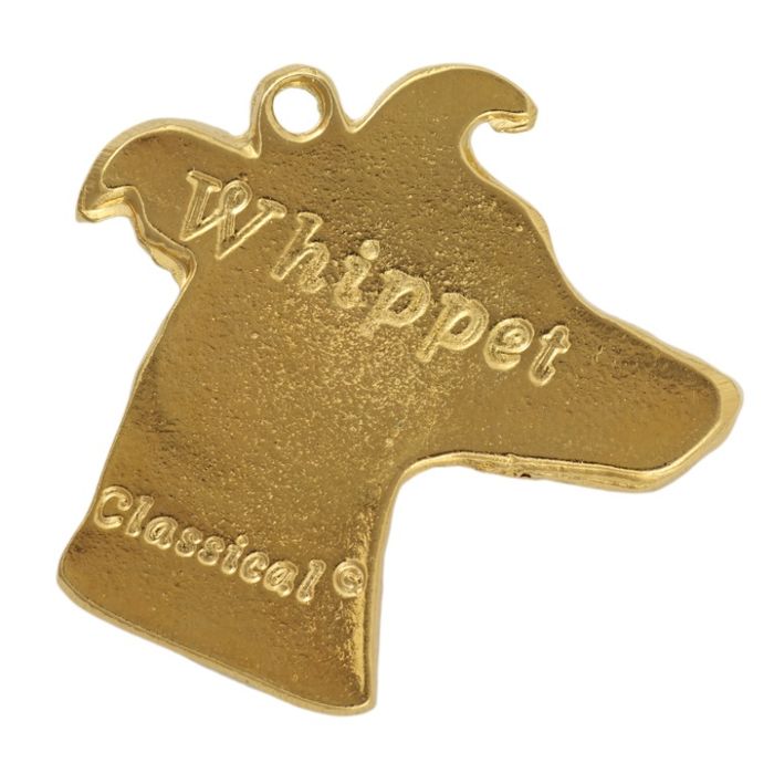 Whippet brelok pozłacany Art-Dog