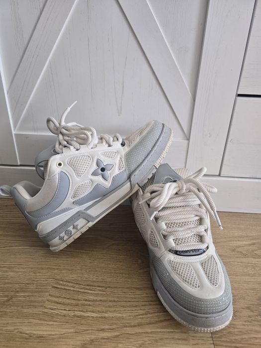 Buty lv skate  białe...