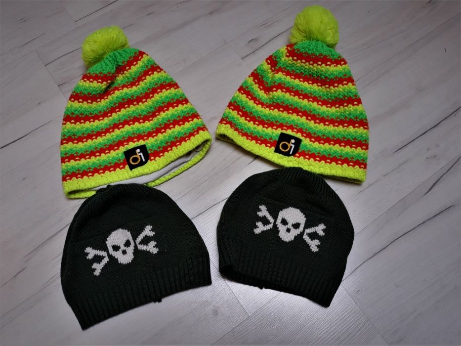 czapki wiosna jesien zima dla blizniakow blizniat 8-10