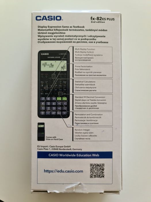 Kalkulator Naukowy Casio Fx-82Es Plus 2nd edition