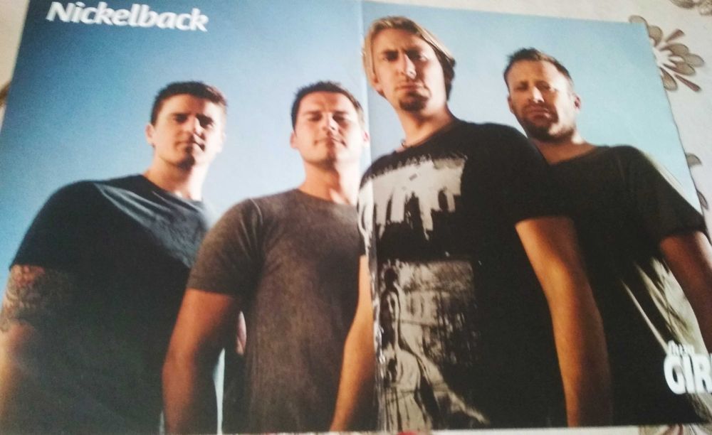 Плaкат,постер рок- группа   Nickelback