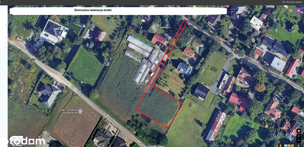 Biestrzyków - działka budowlana 2 km od Ołtaszyna - Widok 4