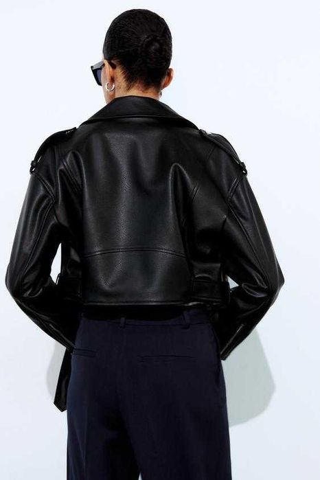 Куртка вкорочена косуха zara