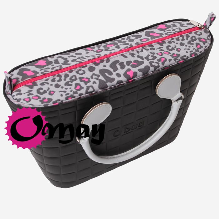 organizer do OBAG URBAN MINI panterka róż szary cętki wkład VIP OMAY