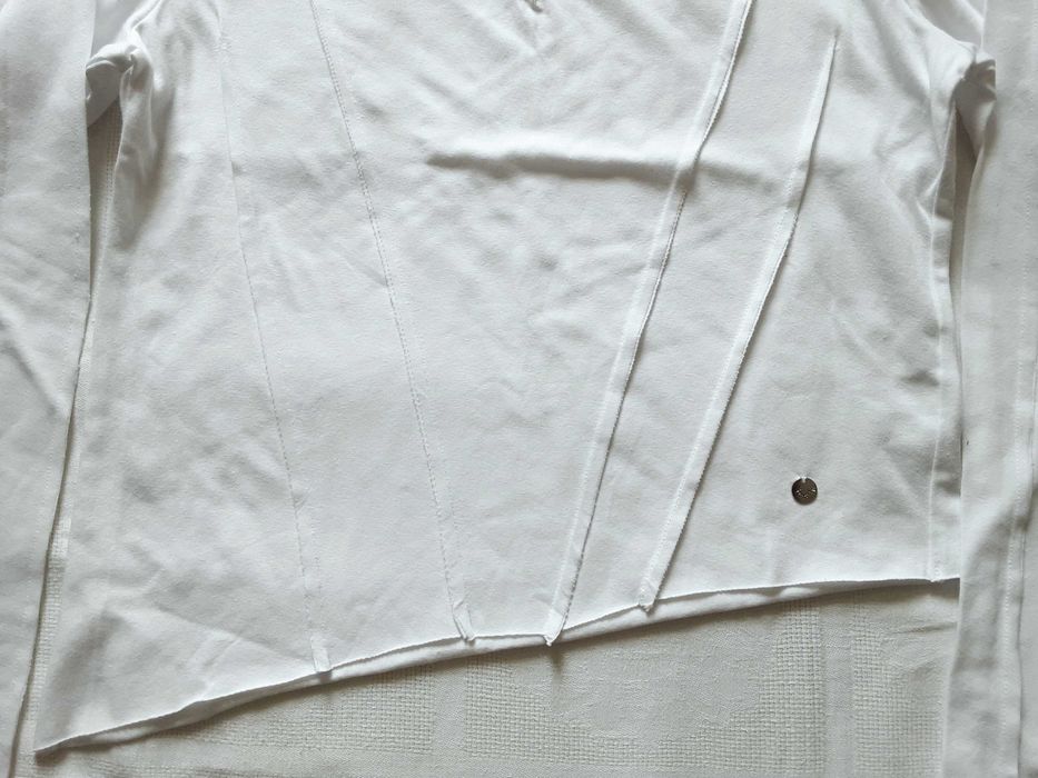 L XL Bastet bluzka długi rękaw biała