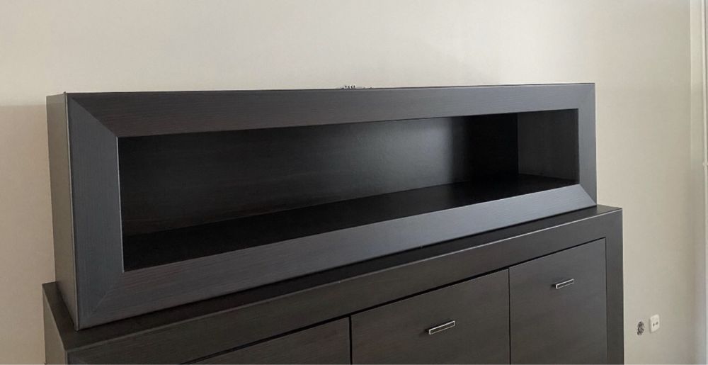 Półki wiszące Largo Black Red White x 2