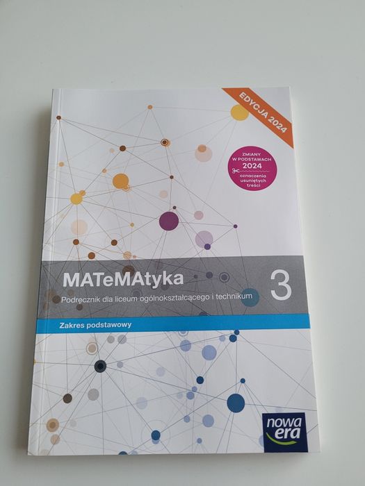 Podręcznik do matematyki Klasa 3 Liceum i technikum nowa era
