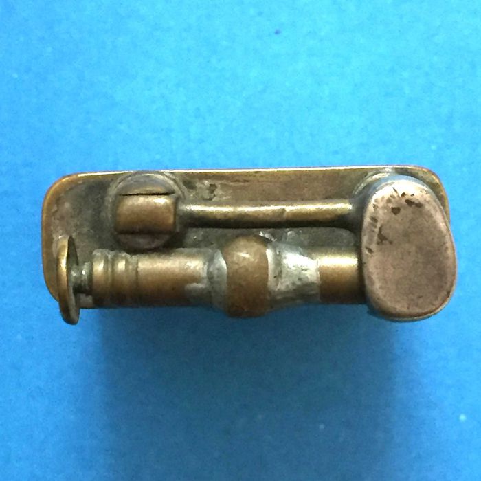 R - Isqueiro gasolina DUNHILL antigo ( data gravada 1933 )