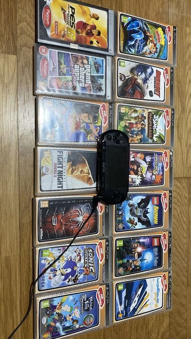 Psp ( Boas condições ) / Diversos Jogos Retro (c/ cartao de memoria)