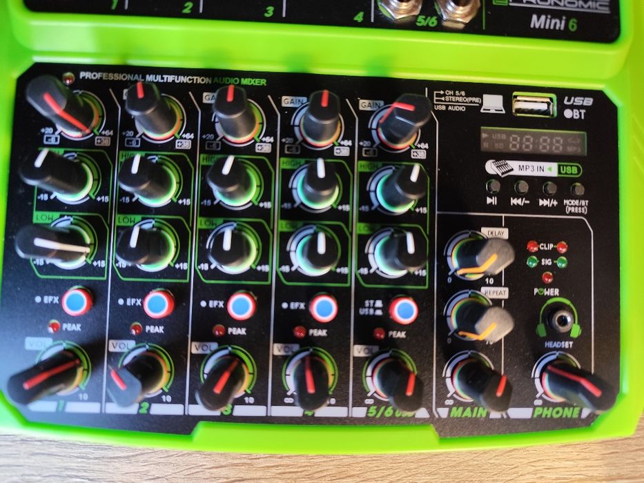 6-kanałowy Mikser USB Pronomic Mini 6