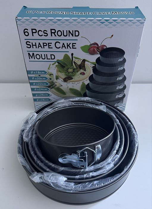 Nowy zestaw 6 szt tortownica forma do pieczenia ciast
