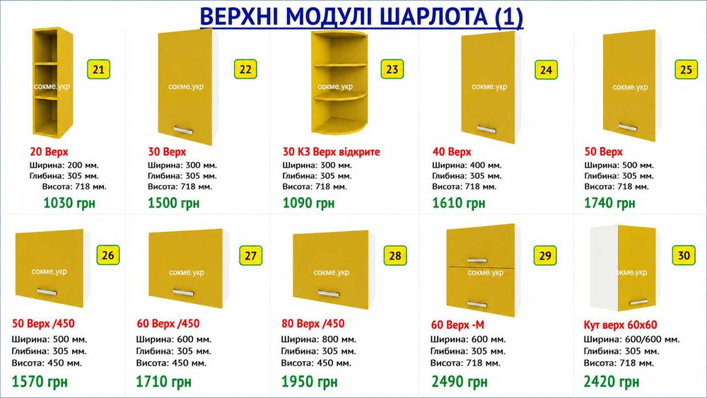 Модульні кухні під ваш розмір — швидко та доступно!