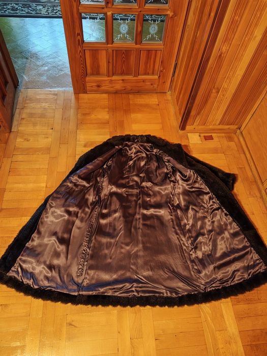 Futro sztuczne brązowe