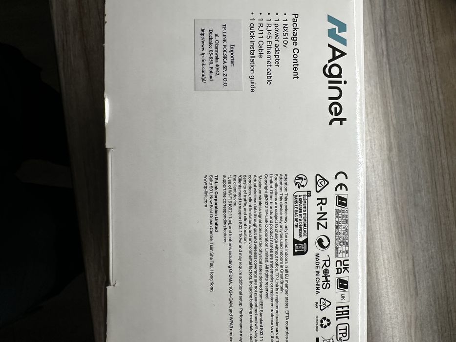Router TP Link  NX 510v