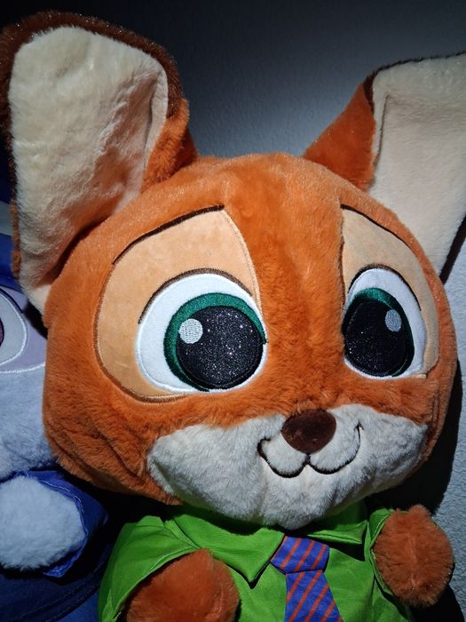 В Наявності Мʼяка іграшка Зоотрополіс,Зоополіс,Zoopolis Нікс та Джудді