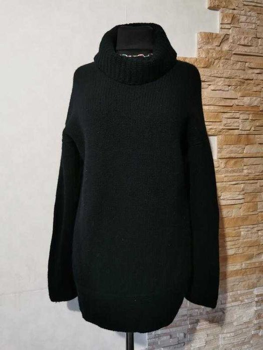 Miękki sweter wełna+kaszmir, Agnona Włochy