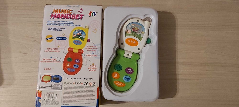 Zabawka interaktywna - Telefon edukacyjny