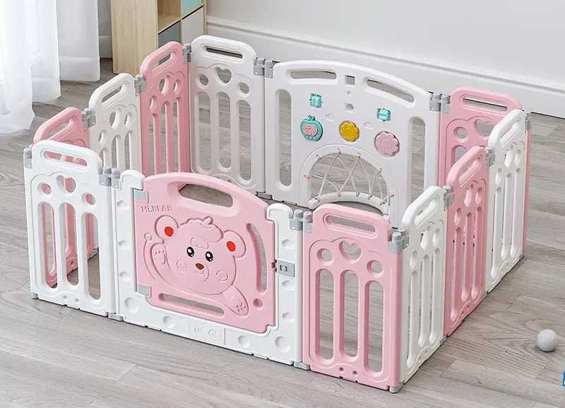 Манеж паркан дитячий підлоговий 142х105 см із музичною панеллю