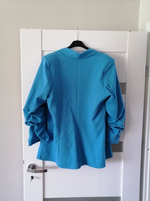 Marynarka turkusowa niebieska L