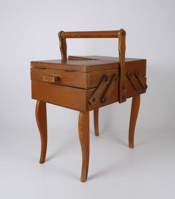 Caixa de costura antiga Art Deco (Ref. 14)