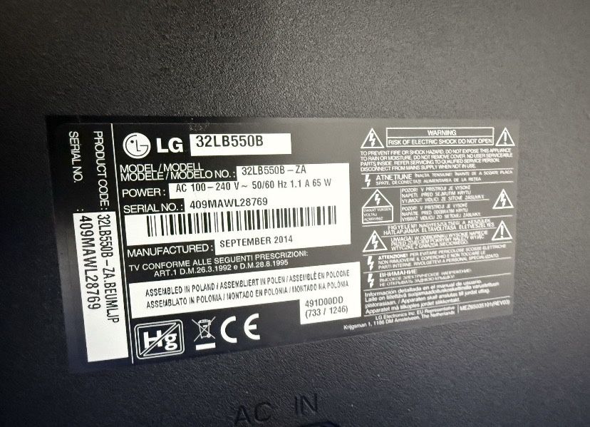 Tv lg 32 polgadas