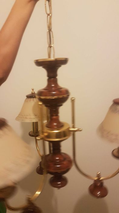 Candeeiro teto+ 2 de mesa