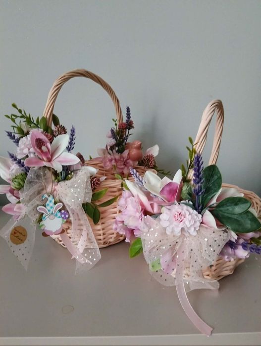 Zestaw koszyczków wielkanocnych
