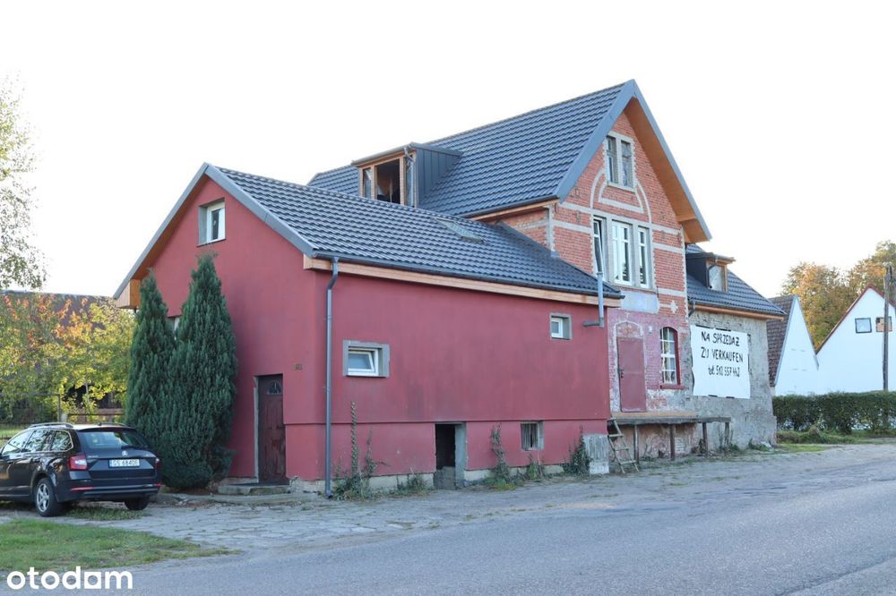 Piękna poniemiecka mleczarnia pod Słupskiem