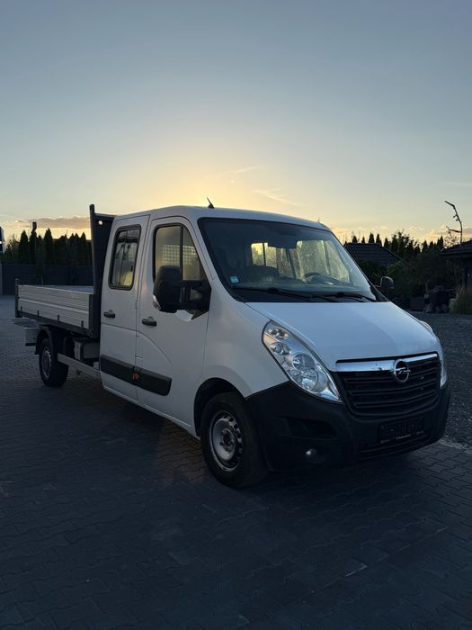 Opel Movano wywrotka, doka brygadówka, 7 osobowy. klima master, sprinter