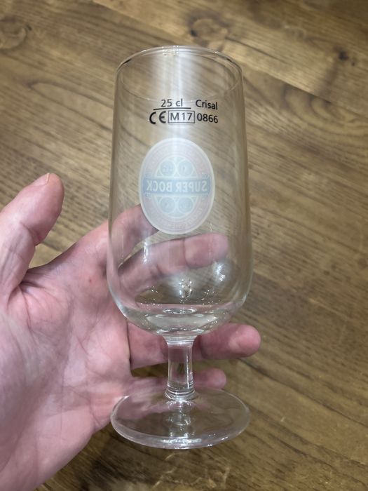 Copo cerveja Super Bock edição comemorativa 90 anos