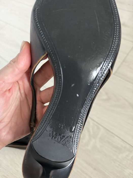 Zara мюлі 4 см каблук