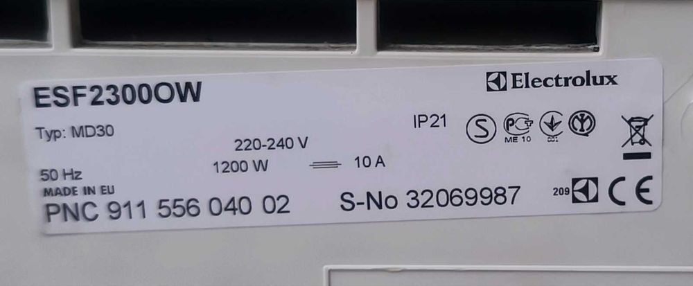 Zmywarka kompaktowa Electrolux ESF2300OW