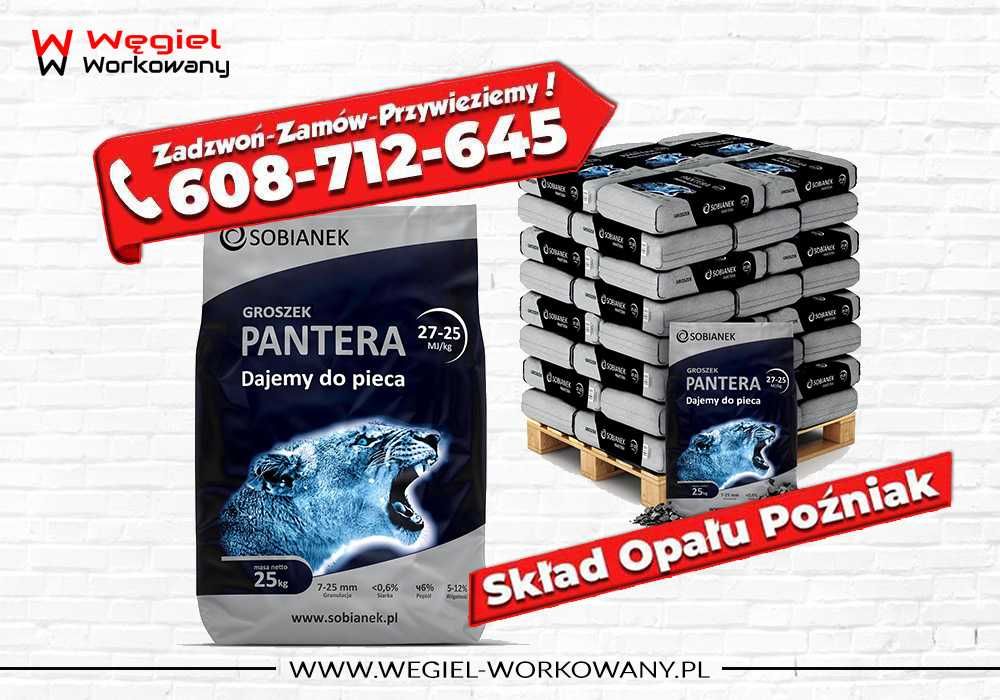Węgiel Groszek Plus PANTERA Sobianek 27-25MJ/KG