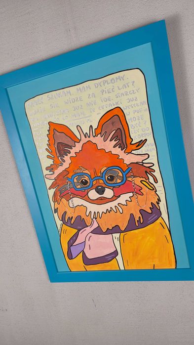 Obraz / grafika -  Pomeranian Szpic Miniaturowy - A3