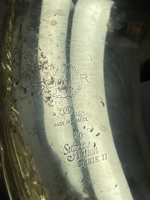 Saksofon Selmer Paris Super Action 80 Series II Tenor 1987 Silver SA80 II