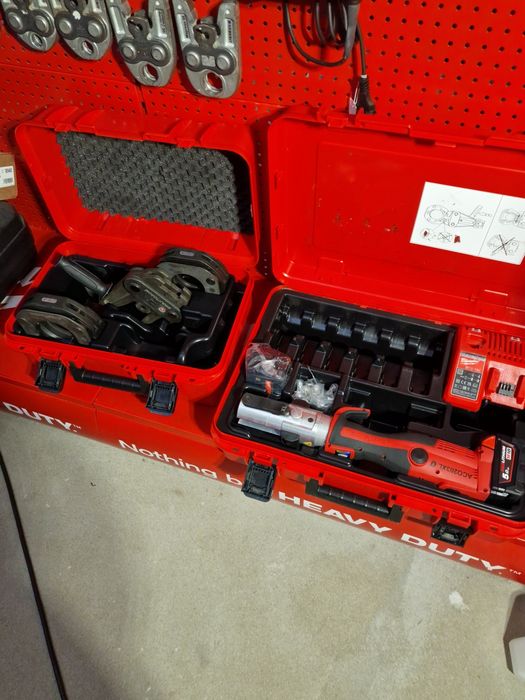 Zestaw Novopress ACO 203XL M76.1 + M88.9 + Adapter ZB221 Geberit Mapress Milwaukee Hilti Rems Ridgid M7