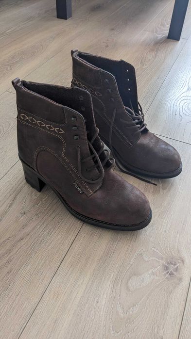 Botki sznurowane damskie 40