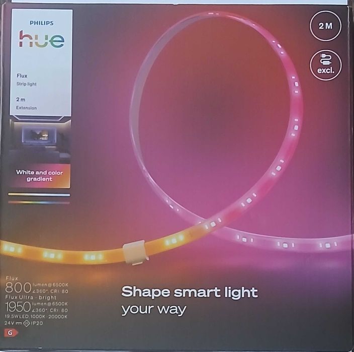 Przedłużenie taśmy Philips LED Hue white and color Flux 5 m*orG i nowa