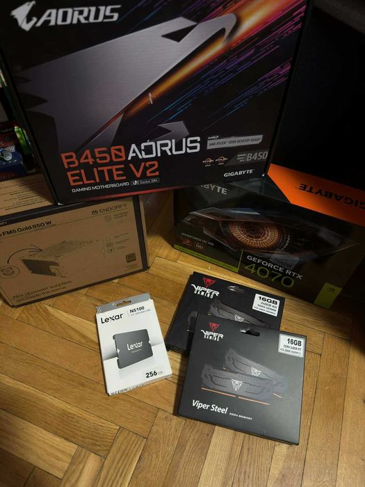 Komputer Stacjonarny RTX 4070 12GB, Ryzen 7 5700X3D, 32GB RAM, OKAZJA